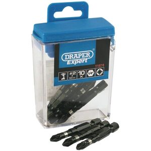 Draper Tools 11674 Impact Screwdriver Bits - 10 pcs Draper Tools 11674 Impact Screwdriver Bits - 10 pcs