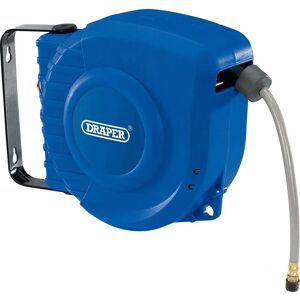 Draper 15047 Retractable Air Hose Reel - 12m - PVC, 6.5mm bore, 10/24 bar Draper 15047 Retractable Air Hose Reel - 12m - PVC, 6.5mm bore, 10/24 bar