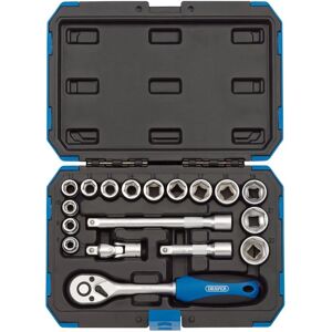 Set di bussole Draper 16359 - 3/8", 18 pezzi, cromo-vanadio Set di bussole Draper 16359 - 3/8", 18 pezzi, cromo-vanadio