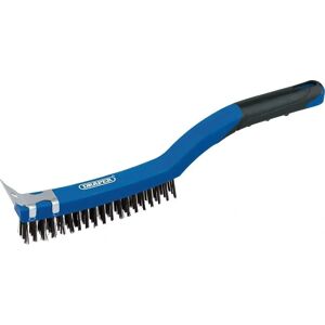 Draper 17179 Carbon Steel Wire Brush with Scraper - 350mm Draper 17179 Carbon Steel Wire Brush with Scraper - 350mm