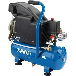 Compresor de aire Draper Da8/118 8L 0,75kW - Vida útil libre de mantenimiento Compresor de aire Draper Da8/118 8L 0,75kW - Vida útil libre de mantenimiento