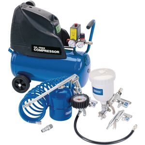 Draper Oil-Free 24L Air Compressor - Portable Power Kit Draper Oil-Free 24L Air Compressor - Portable Power Kit