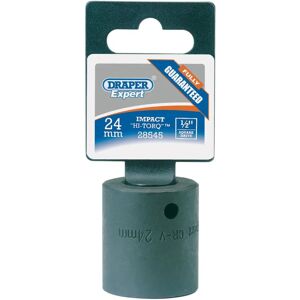 Draper Expert 28545 24mm Chave de impacto - Encaixe quadrado 1/2" Draper Expert 28545 24mm Chave de impacto - Encaixe quadrado 1/2"
