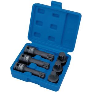 Draper Tools 28881 Impact Spline Bit Set - Screwdriver Bit Set Draper Tools 28881 Impact Spline Bit Set - Screwdriver Bit Set