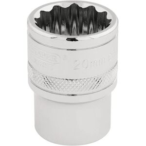 Conjunto de soquetes Draper 33289 - 20mm, 12 pontos, 1/2" acionamento Conjunto de soquetes Draper 33289 - 20mm, 12 pontos, 1/2" acionamento