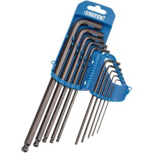 Draper 33723 Long Imperial Hex & Ball End Hex Key Set - 10 pcs Draper 33723 Long Imperial Hex & Ball End Hex Key Set - 10 pcs