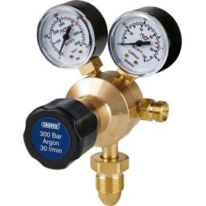 Draper 35017 300 Bar Argon Regulator - Single Stage, Two Gauges Draper 35017 300 Bar Argon Regulator - Single Stage, Two Gauges