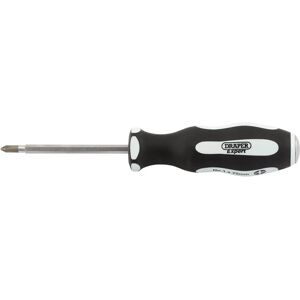 Draper Tools 35210 Expert Pound Thru Cross Slot Screwdriver - Expert Quality, Chrome Vanadium Steel, Soft Grip, Hammer Cap, 75mm Draper Tools 35210 Expert Pound Thru Cross Slot Screwdriver - Expert Quality, Chrome Vanadium Steel, Soft Grip, Hammer Cap, 75mm