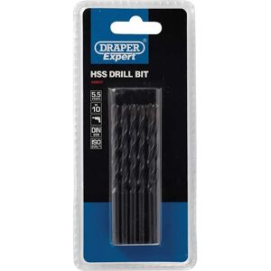 Draper Expert 38807 5.5mm HSS Twist Drill - Pack 10 Draper Expert 38807 5.5mm HSS Twist Drill - Pack 10