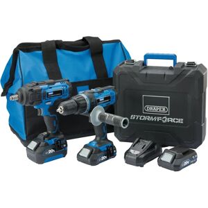 Draper Storm Force 20V Cordless Workshop Kit - 7 Piece Draper Storm Force 20V Cordless Workshop Kit - 7 Piece