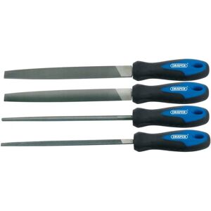 Draper 44962 File Set - 4 Piece, 200mm, Soft Grip Engineers Draper 44962 File Set - 4 Piece, 200mm, Soft Grip Engineers