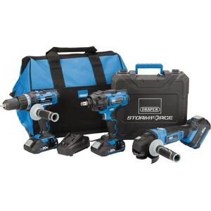 Draper Draper Storm Force 20V Cordless Mega Kit - Power Tool Set Draper Draper Storm Force 20V Cordless Mega Kit - Power Tool Set