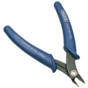 Draper 52590 Electronic Nipper - Thin Jaw, 130mm, Carbon Steel Draper 52590 Electronic Nipper - Thin Jaw, 130mm, Carbon Steel