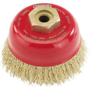 Draper 52634 Expert 60mm x M10 Crimped Wire Cup Brush - Wire cup brush for angle grinders Draper 52634 Expert 60mm x M10 Crimped Wire Cup Brush - Wire cup brush for angle grinders