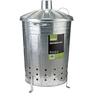 Incinerador de jardín galvanizado Draper 53253 - 85L Incinerador de jardín galvanizado Draper 53253 - 85L