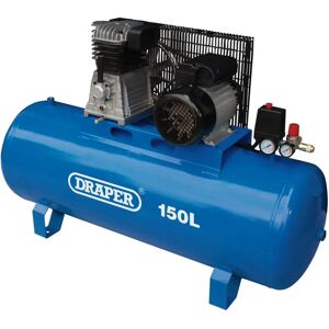 Draper 150L Belt-Driven Air Compressor - Workshop Tool Draper 150L Belt-Driven Air Compressor - Workshop Tool