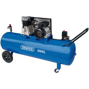 Draper 55315 200L Belt-Driven Air Compressor - Workshop Tool Draper 55315 200L Belt-Driven Air Compressor - Workshop Tool