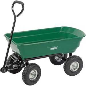 Draper 58553 Mobile Tipper Cart - Reinforced steel, 75L, Tipping, Green Draper 58553 Mobile Tipper Cart - Reinforced steel, 75L, Tipping, Green