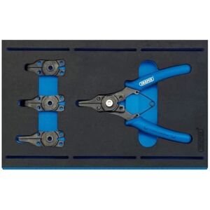 Draper - Interchangeable Circlip Plier Set - 160mm - 5 Piece Draper - Interchangeable Circlip Plier Set - 160mm - 5 Piece