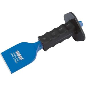 Draper Brick Bolster with Hand Guard - Ground Cutting Edges, Octagonal Shank - 225x75mm Draper Brick Bolster with Hand Guard - Ground Cutting Edges, Octagonal Shank - 225x75mm