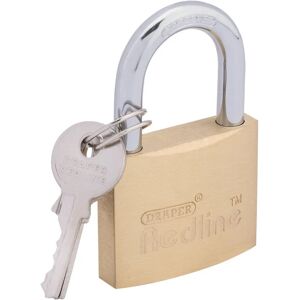 Draper Redline 68022 Brass Cylinder Padlock - Padlock Draper Redline 68022 Brass Cylinder Padlock - Padlock