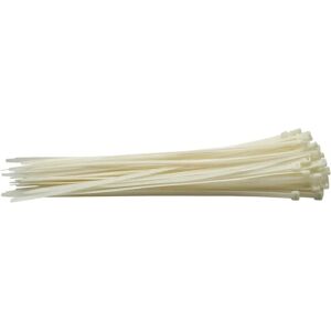 Draper 70404 White Cable Ties - 100pcs - High-Quality Nylon Draper 70404 White Cable Ties - 100pcs - High-Quality Nylon