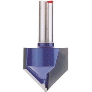 Draper Tools Draper 75337 Router Bit - Tungsten Carbide 1/4" Groove 19mm x 90° Draper Tools Draper 75337 Router Bit - Tungsten Carbide 1/4" Groove 19mm x 90°