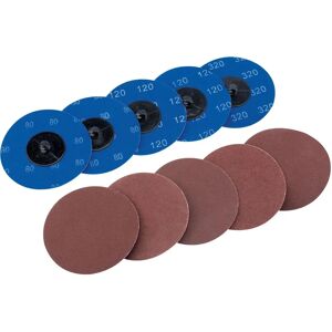 Draper 75621 Sanding Discs - 75mm Assorted Aluminium Oxide - Sander Accessory Draper 75621 Sanding Discs - 75mm Assorted Aluminium Oxide - Sander Accessory