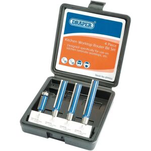 Draper Tools 89993 Router Bit Set - Extra Long 4-Piece Draper Tools 89993 Router Bit Set - Extra Long 4-Piece