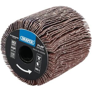 Draper 93359 Aluminium Oxide Flap Wheel - Sander Accessory Draper 93359 Aluminium Oxide Flap Wheel - Sander Accessory