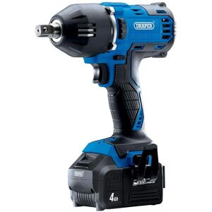 Draper D20 20V Impact Wrench - 400Nm, 2x 4.0Ah, Brushless Draper D20 20V Impact Wrench - 400Nm, 2x 4.0Ah, Brushless