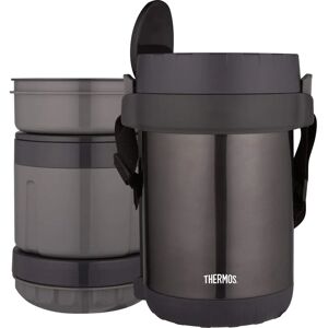 Thermos Contenant alimentaire 1,6L - Acier inoxydable - Gris - Publicité Thermos Contenant alimentaire 1,6L - Acier inoxydable - Gris - Publicité