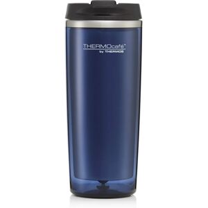Thermos 350ml Translucent Blue Cool Touch Hot Cold Flip Lid Travel Flask Tumbler Thermos 350ml Translucent Blue Cool Touch Hot Cold Flip Lid Travel Flask Tumbler