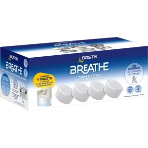 Bostik Breathe Dehumidifier Refill Tablets - Pack of 4 Bostik Breathe Dehumidifier Refill Tablets - Pack of 4