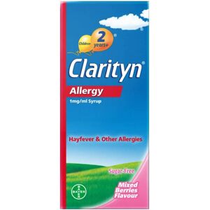 Clarityn Loratadine Syrup - Allergy Relief for Children Clarityn Loratadine Syrup - Allergy Relief for Children