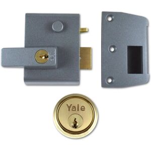 Yale P2 Double Locking Nightlatch - High Security Brass 40mm Yale P2 Double Locking Nightlatch - High Security Brass 40mm