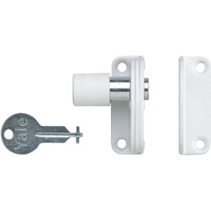 Yale Locks P123WE White Sash Window Presslock - Lock Yale Locks P123WE White Sash Window Presslock - Lock