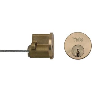 Yale P1109 Replacement Rim Cylinder - 2 Keys Brass Yale P1109 Replacement Rim Cylinder - 2 Keys Brass