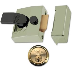Yale YAL85BLXPL Brasslux Deadlocking Nightlatch - Nightlatch Yale YAL85BLXPL Brasslux Deadlocking Nightlatch - Nightlatch