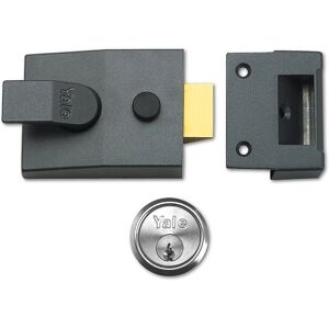 Yale YAL89DMGSC Satin Chrome Nightlatch - Nightlatch Yale YAL89DMGSC Satin Chrome Nightlatch - Nightlatch