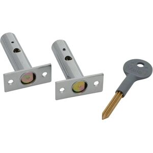 Yale P2PM444CH Polished Chrome Door Security Bolt - Pack of 2 Yale P2PM444CH Polished Chrome Door Security Bolt - Pack of 2