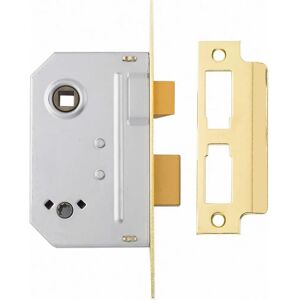 Yale Polished Brass 2 Lever Sashlock - Bathroom Type Yale Polished Brass 2 Lever Sashlock - Bathroom Type
