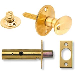 Yale Brass Door Security Bolt with Thumbturn - Door Type Yale Brass Door Security Bolt with Thumbturn - Door Type
