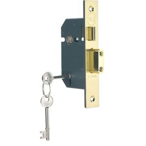 Yale B-M550-PB-65 High Security Brass 5 Lever Mortice Sashlock Yale B-M550-PB-65 High Security Brass 5 Lever Mortice Sashlock