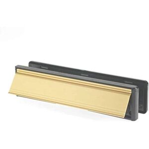 Yale Locks Gold Letter Plate - Weatherproof, 300mm, Visi, 12-inch Yale Locks Gold Letter Plate - Weatherproof, 300mm, Visi, 12-inch