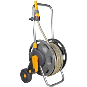 Hozelock 2435 Garden Hose Reel - 60m, Grey, Ground-standing Hozelock 2435 Garden Hose Reel - 60m, Grey, Ground-standing