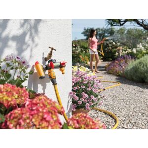Hozelock 2250 Flowmax 3-Way Tap Connector - Garden Hose Fitting Hozelock 2250 Flowmax 3-Way Tap Connector - Garden Hose Fitting