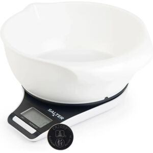 Salter 1089 BKWHDR - White - Digital Kitchen Scale Salter 1089 BKWHDR - White - Digital Kitchen Scale
