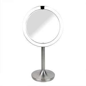 Homedics Twist Makeup Mirror - LED, 7x, Stainless Steel Homedics Twist Makeup Mirror - LED, 7x, Stainless Steel