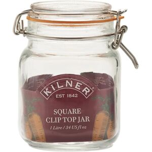Kilner Square 1L Clip Top Jar Kilner Square 1L Clip Top Jar